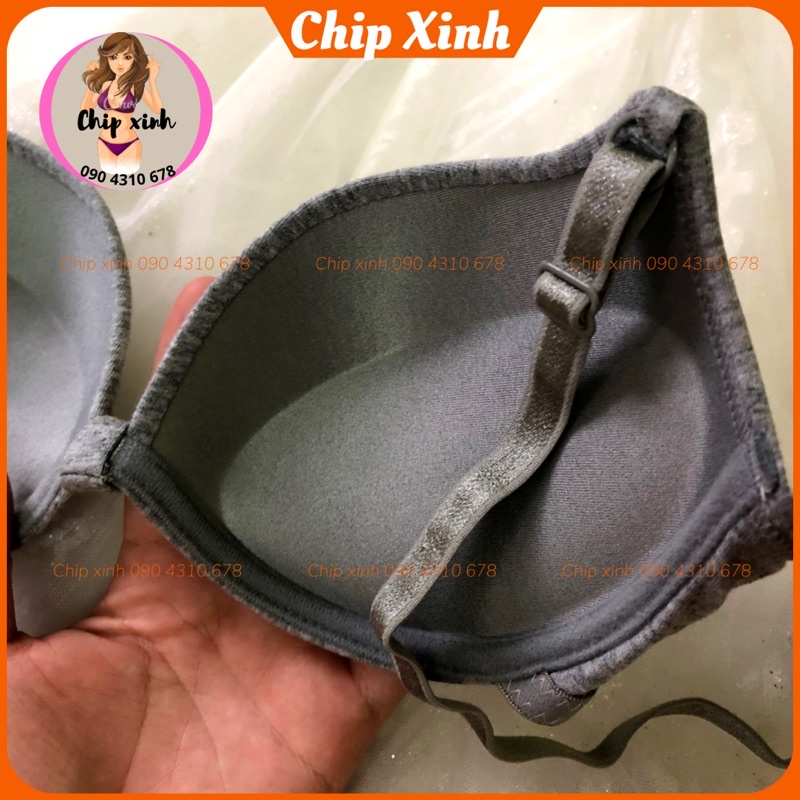 Áo lót cotton độn ngực hình nơ xinh, chất vải co dãn cao cấp
