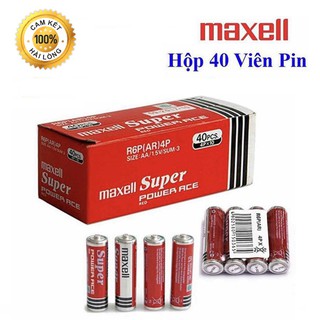 Hộp Pin Tiểu 2A maxcell - hôp 40 viên chính hãng indo