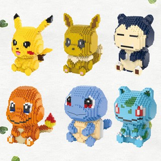 3D LEGO HC MAGIC small particle building block puzzle children s assembling toy elf Pikachu Pokémon