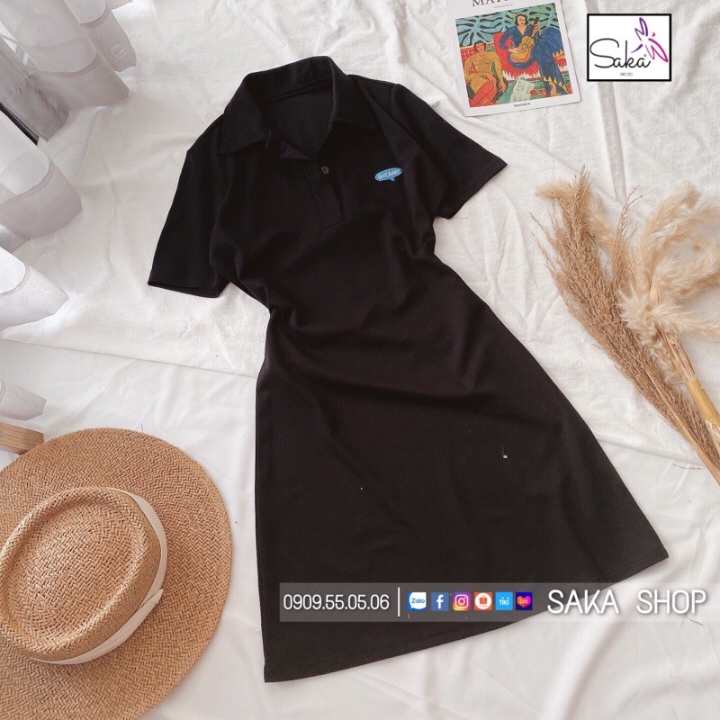 [Mã FATHANG5 giảm 10K đơn 50K] ĐẦM BODY CỔ POLO | BigBuy360 - bigbuy360.vn