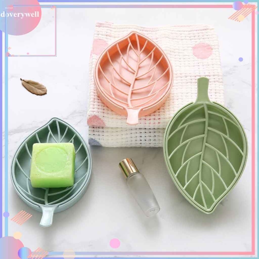 Bộ 2 Khay Đựng Xà Phòng Hình Chiếc Lá Chống Trượt Độ Bền Cao