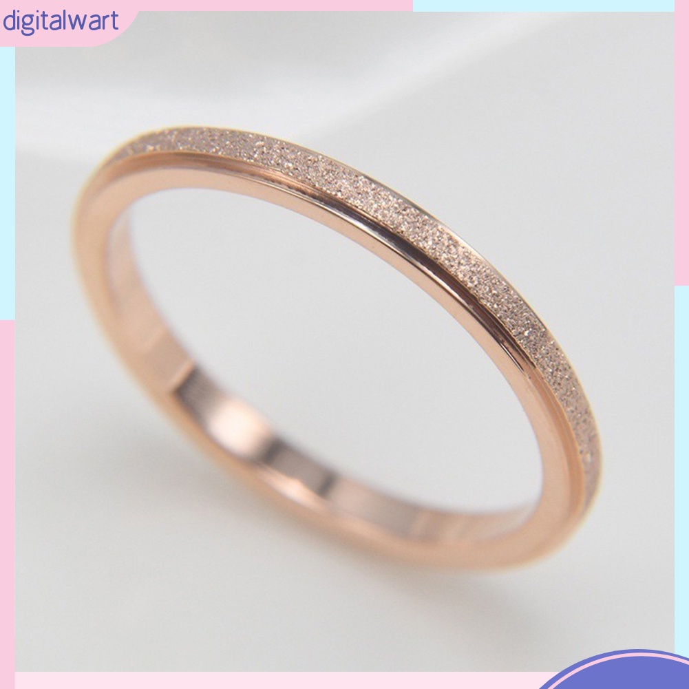 Nhẫn thép titan đính đá thời trang cho nam &amp; nữ