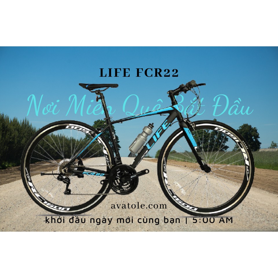 Xe đạp đường trường Life FCR22, Khung sườn hợp kim nhôm cao cấp thumbnail