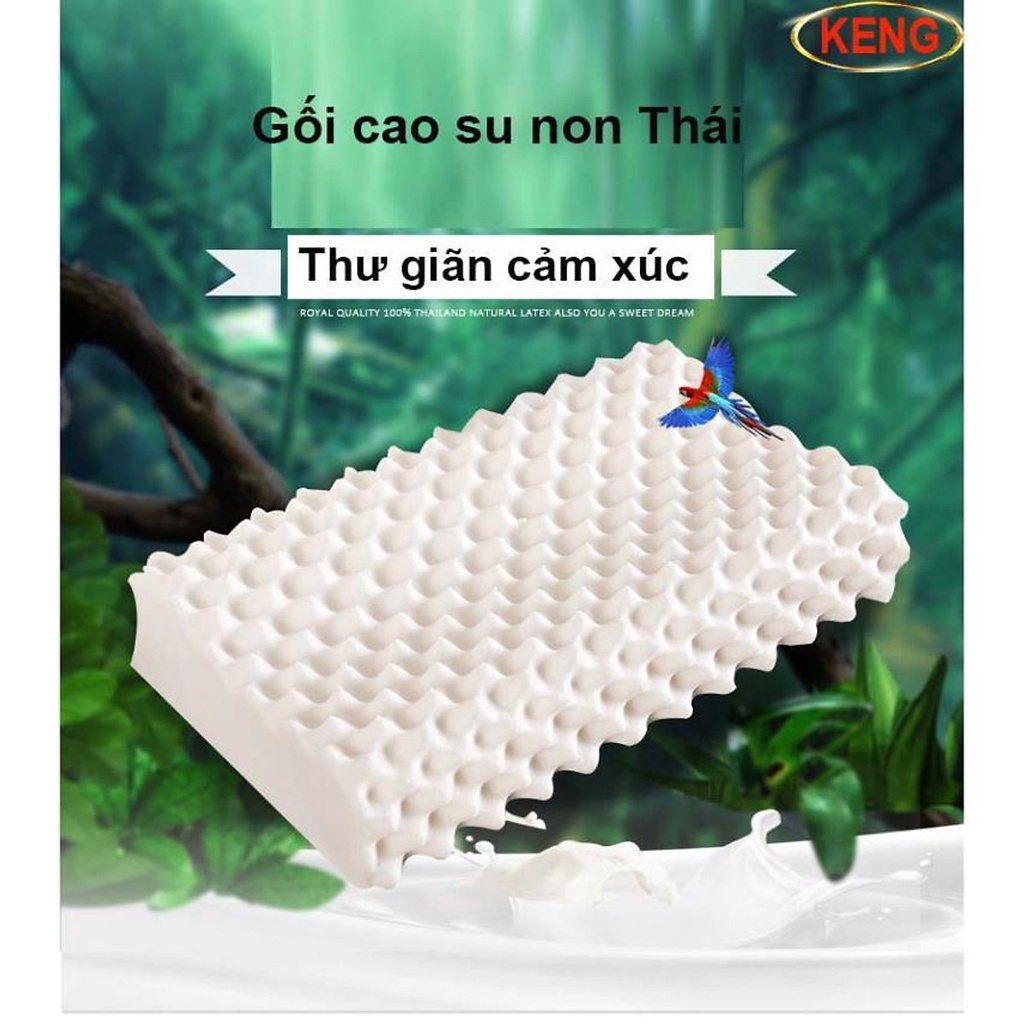 Gối cao su non thiên nhiên cao cấp Ventry, đàn hồi tốt, thấm hút mồ hôi hiệu quả