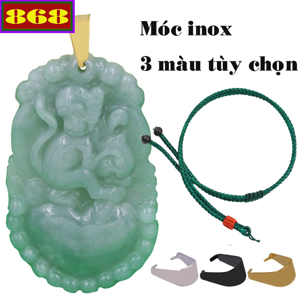 Mặt dây chuyền 12 con giáp phỉ thúy MNPTKI7 – Tuổi Thân