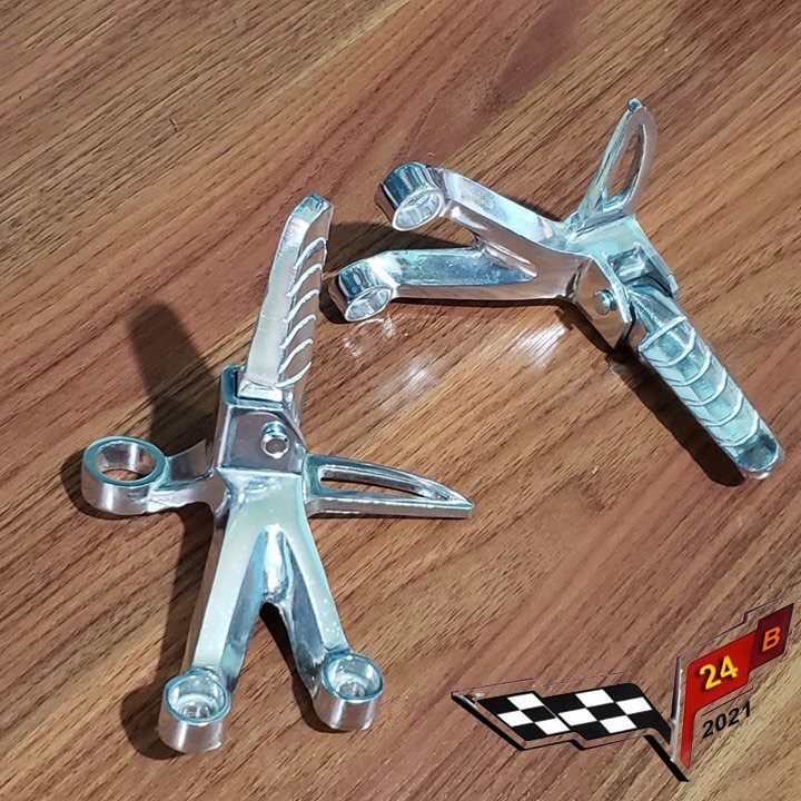 BỘ GÁC CHÂN NHÔM RAIDER CHO XE EXCITER + KÈM PAT M2