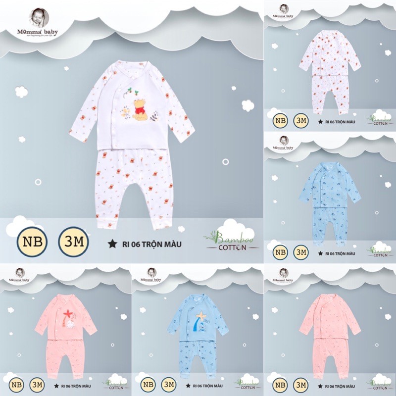 BỘ SƠ SINH CÀI LỆCH PETIT MOON@, MOMMABABY