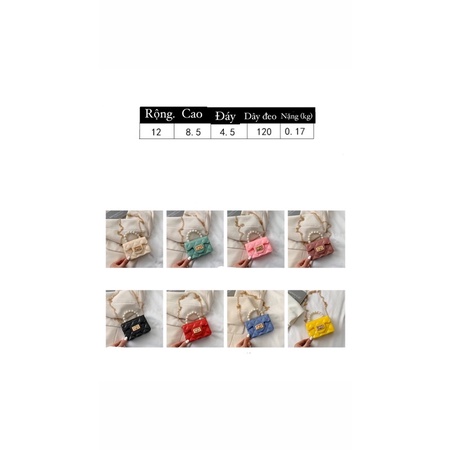 👛 T05 Túi xách | Ví mini đeo chéo ulzzang hình hộp nhiều màu giá rẻ COÁ ẢNH THẬT