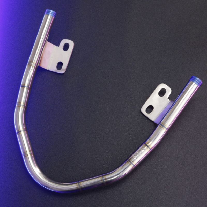 Tay xách Wave inox 304 form dài vểnh lắp wave 110 , Wave 100 , Wave 50cc