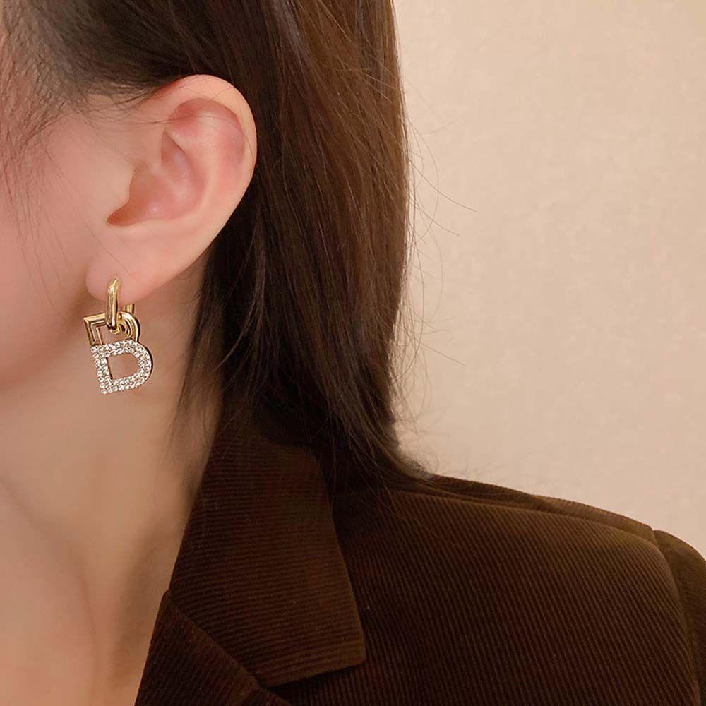 BACK2LIFE Bông Tai Tròn Phong Cách Retro Cho Nữ