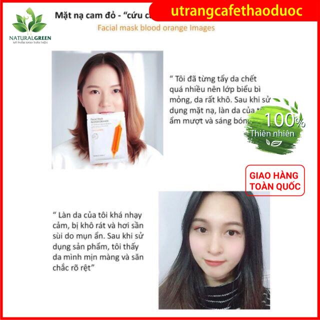 Mặt nạ cam đỏ - Ống Cam dưỡng ẩm dưỡng trắng da Images .