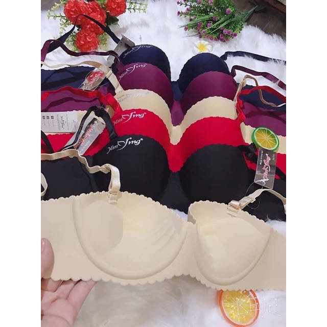 áo lót nữ Áo Thái W77 không gọng,mút vừa phải,ôm ngực.