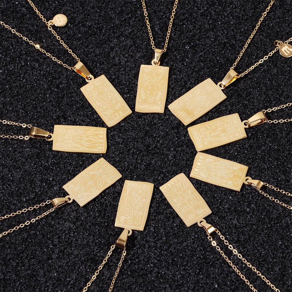 Vòng cổ Kim Loại Mặt Khắc Họa Tiết Cá Tính