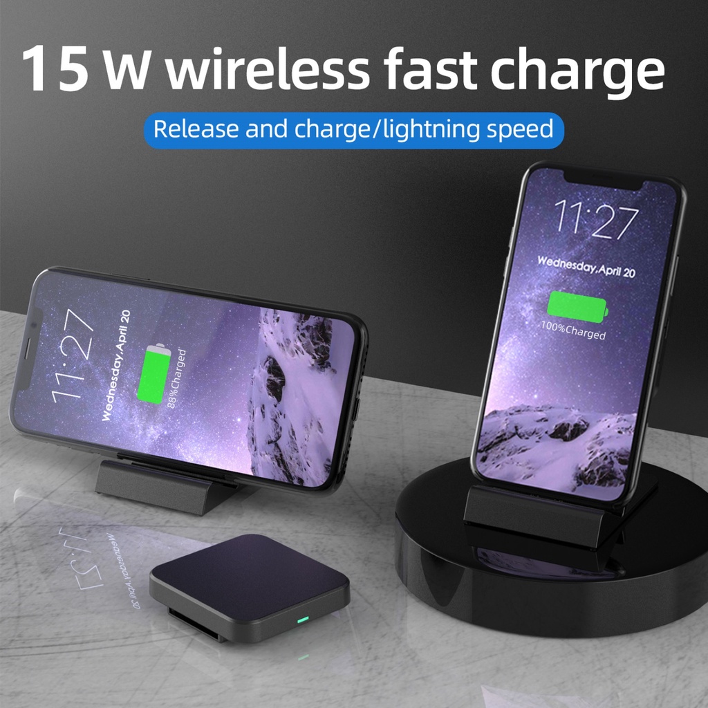 Đế Sạc Không Dây Đa Năng 10W 3 Trong 1 Cho Điện Thoại Đồng Hồ Thông Minh