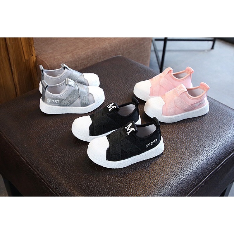 Giầy thể thao lười cho bé trai bé gái, giầy slip on cho bé