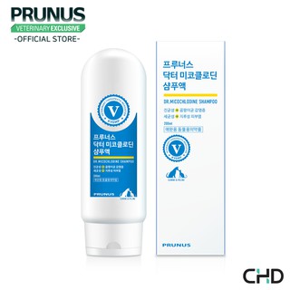 SỮA TẮM TRỊ NẤM VÀ VIÊM DA CHO CHÓ MÈO PRUNUS DR. MICOCHLODINE SHAMPOO 200ml