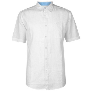 [Hàng có sẵn] - Áo sơ mi nam ngắn tay Pierre Cardin trắng