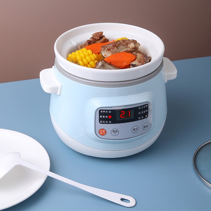 Nồi Nấu Cháo Chậm Cho Bé Ăn Dặm - Nồi Hầm Cháo, Kho Cá Chậm, Hầm Cách Thủy, Ninh Cháo Cho Bé 220V Oxygen072