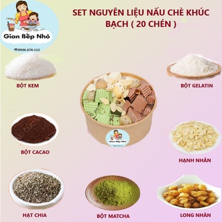 SET NẤU CHÈ KHÚC BẠCH THƠM NGON ( 20 CHÉN)