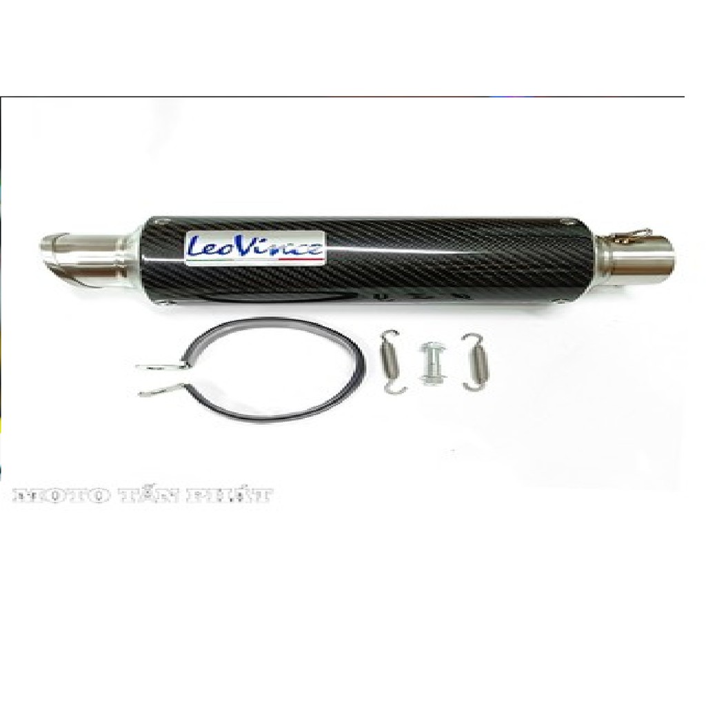 Pô LeoVince Loại 1:1 Chuẩn Zin Màu Bạc và Cacbon