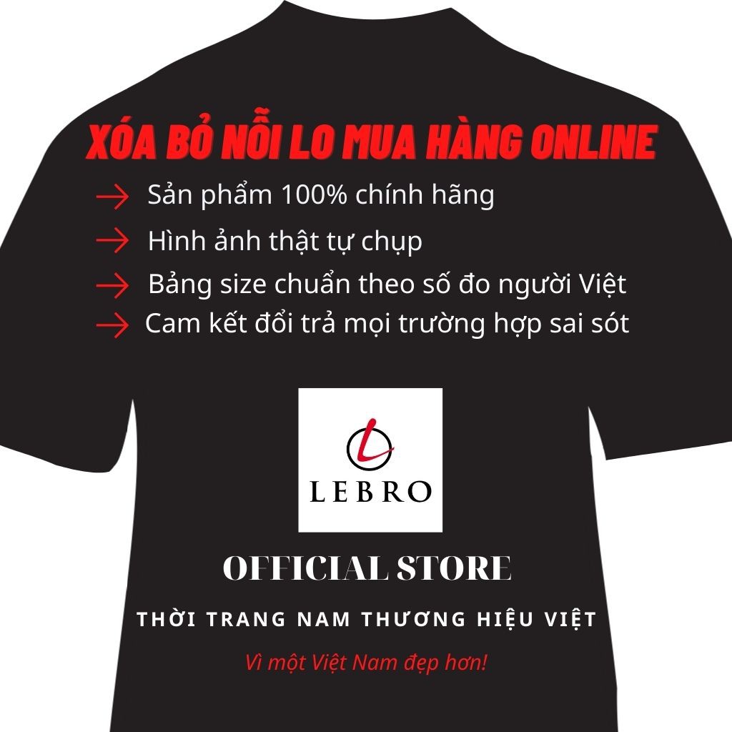 Áo Phông Nam Tshirt Không Cổ Ngắn Tay Vải Cotton Cao Cấp Cardino LEBRO