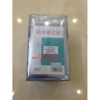 Hộp 50 chiếc Bao đeo thẻ nhân viên 107, dọc, loại 1 - Bao đeo thẻ - HOPTHEDOC107