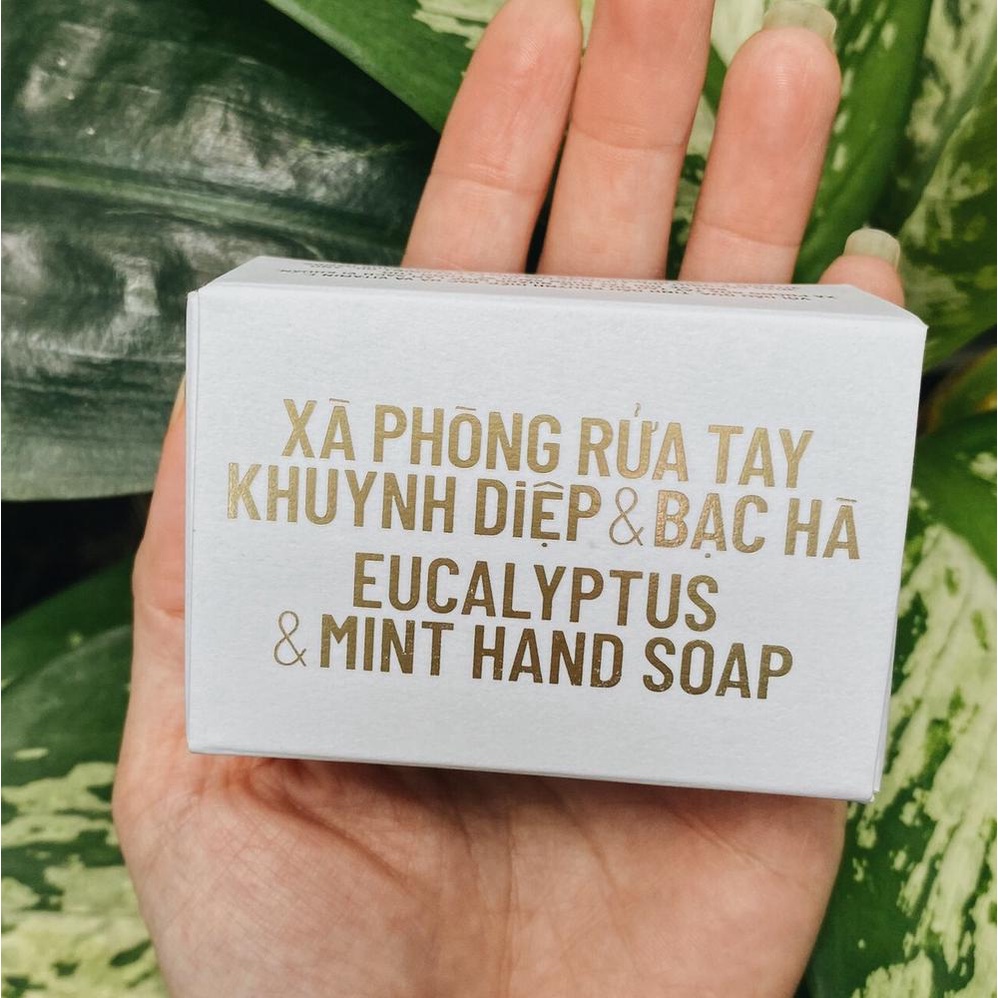 Xà phòng rửa tay khuynh diệp và bạc hà Cocoon Garin 45g hình thỏ