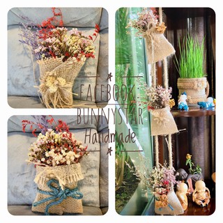 Giỏ hoa kho mini trang trí HANDMADE