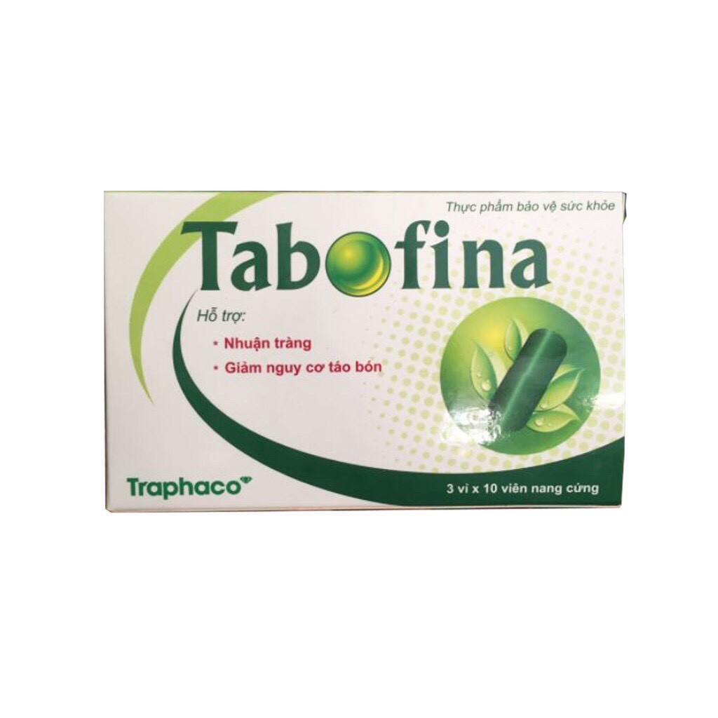 Viên Uống Tabofina hỗ trợ nhuận tràng, giảm nguy cơ táo bón