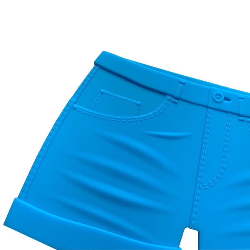 Tấm Lót Bàn Ăn Bằng Silicon Cách Nhiệt Chống Bỏng Họa Tiết Hoạt Hình Quần Jean xiangbao