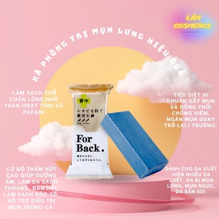 Xà phòng giảm mụn lưng Pelican for Back Medicated Soap, Soap Giảm mụn lưng 135g