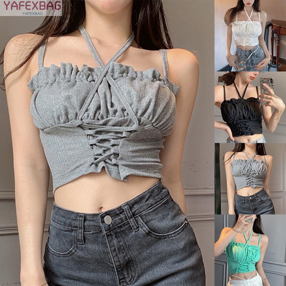 Women Top Solid Spandex Tank Top 95%Cotton A Shirt A-Line Sleeveless Bandage