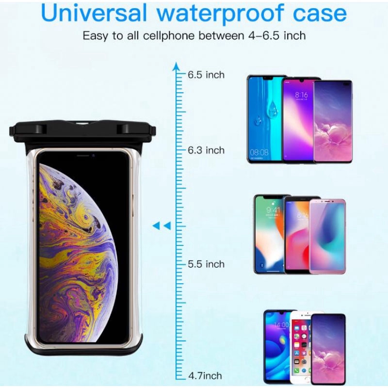 Túi đựng điện thoại SGALAS chống thấm nước kích thước lớn thích hợp cho Samsung