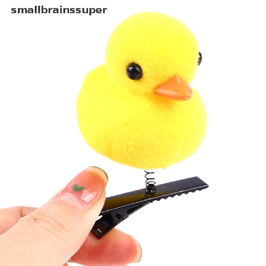 Kẹp Tóc Hình Chú Vịt Nhỏ Màu Vàng Vui Nhộn Dùng Làm Quà Tặng Giáng Sinh SBS