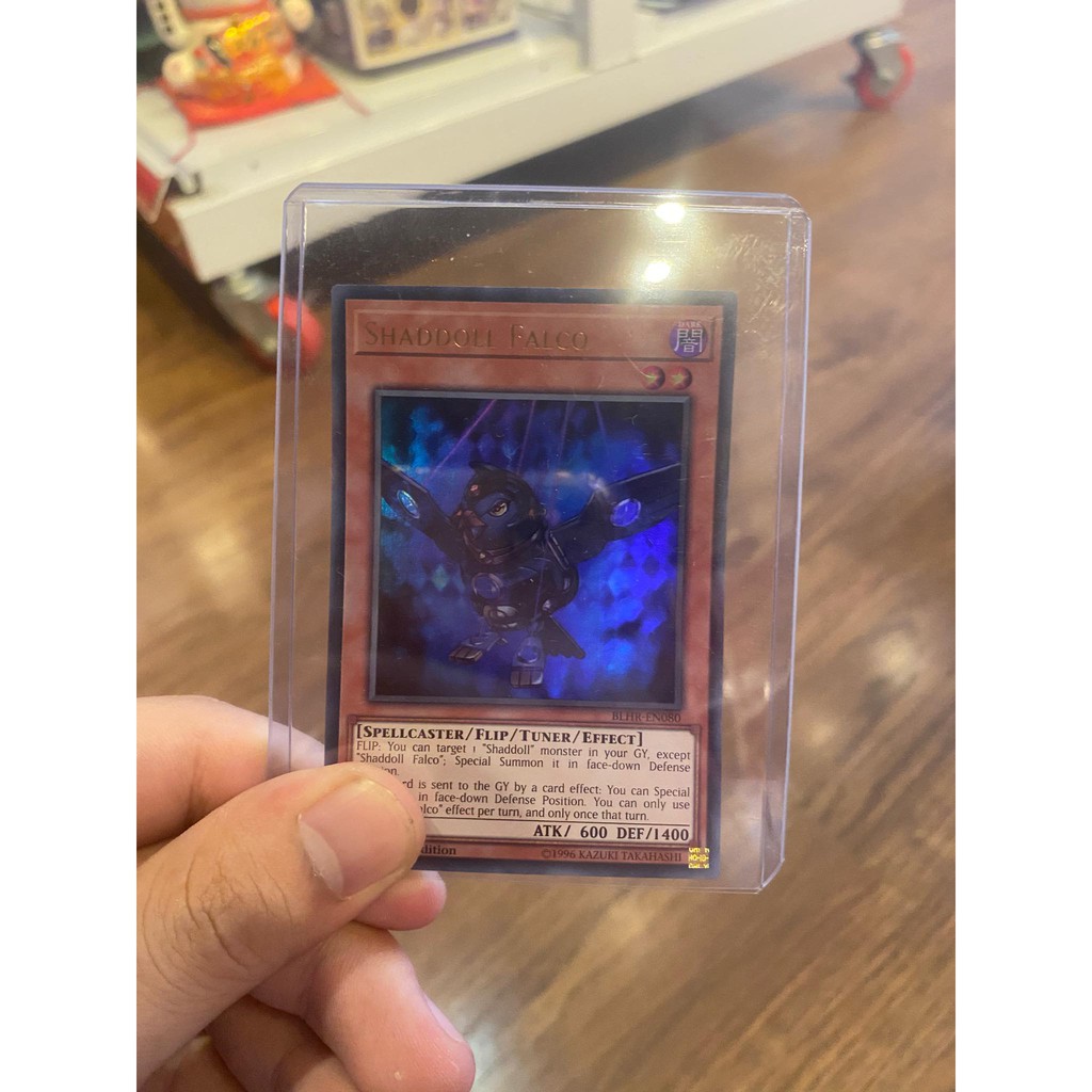 Lá bài thẻ bài Yugioh Shaddoll Falco – Ultra Rare - Tặng bọc bài nhựa bảo quản
