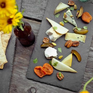 (SLATE PLATE) THỚT/ĐĨA ĐÁ ĐEN đạo cụ chụp ảnh food siêu chất, phụ kiện decor bàn ăn sang trọng