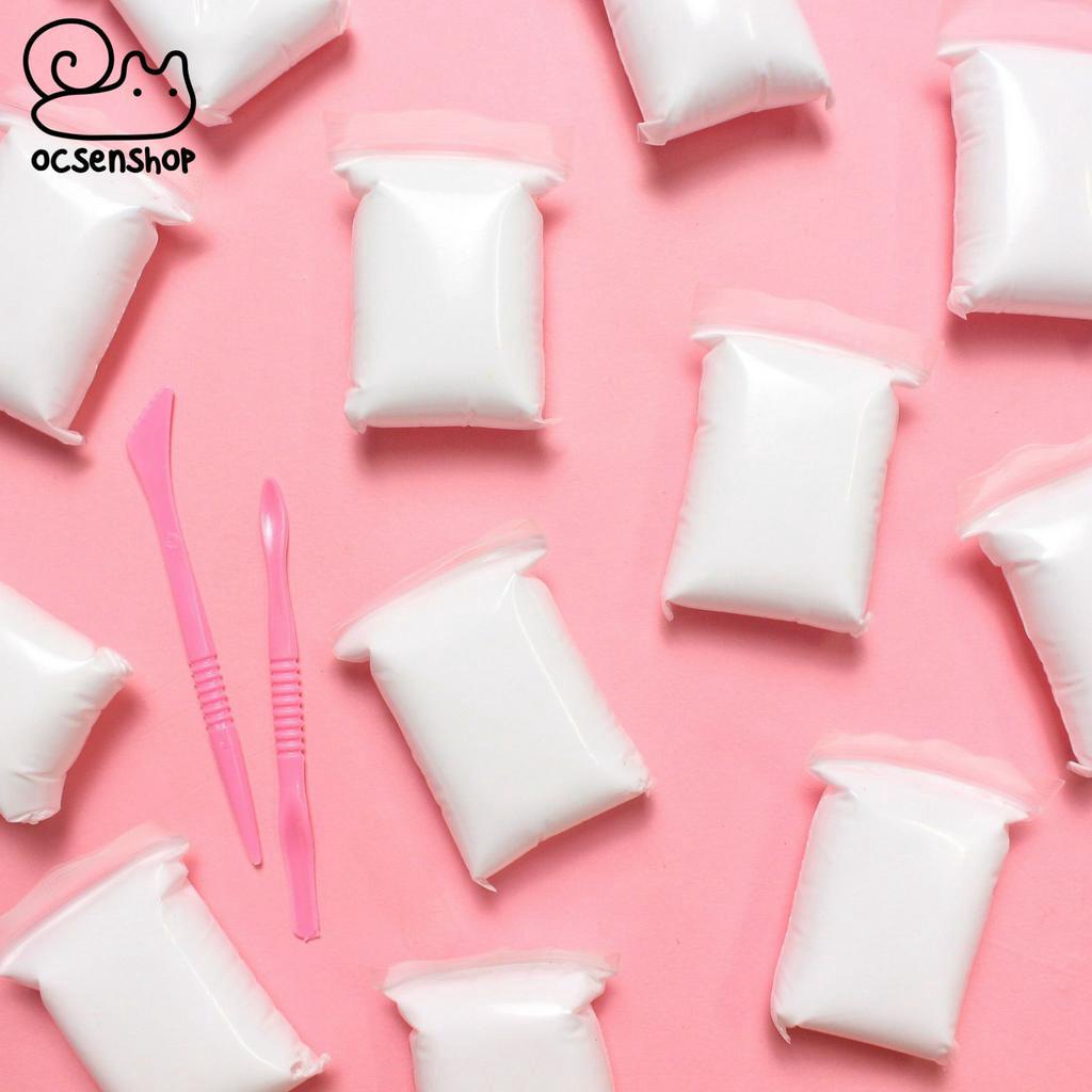 Đất sét siêu nhẹ - Làm tranh nổi 3D - Nặn móc chìa khóa - Trang trí gương - Làm slime bơ - Butter slime