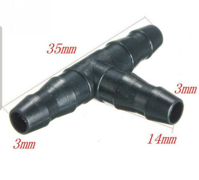Ngã 3 nối ống nước 4mm (Đvt: cái)