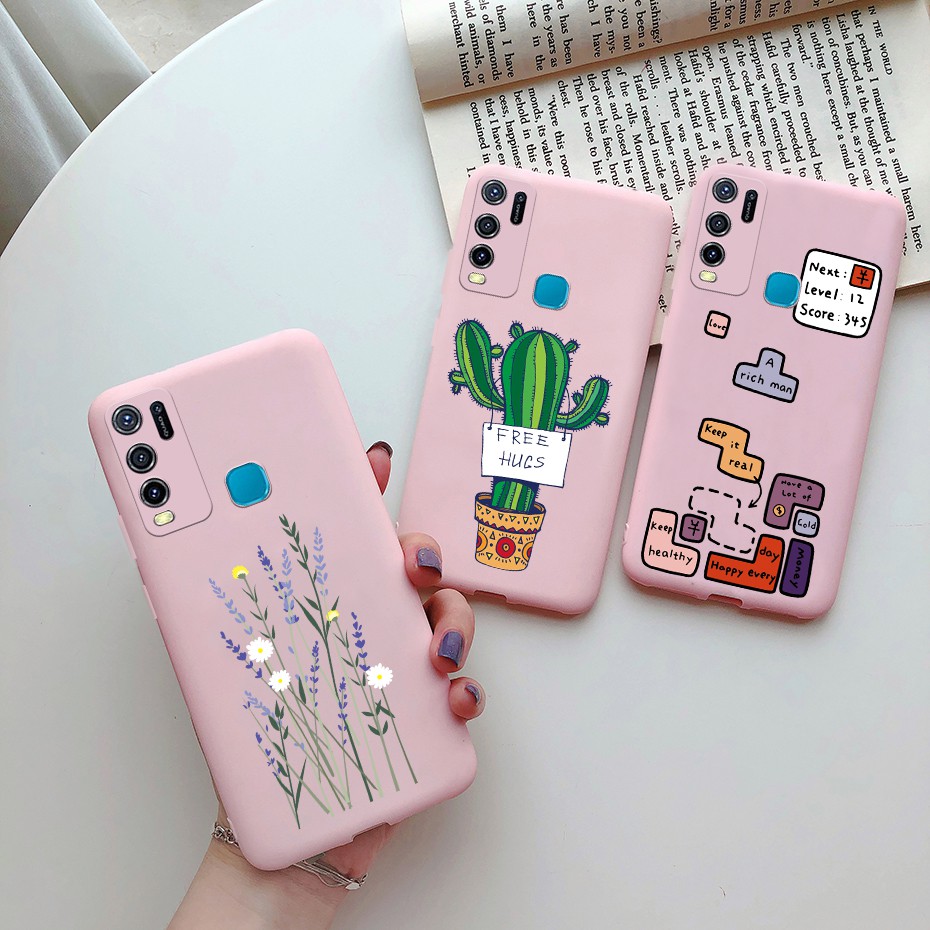 Ốp điện thoại tpu dẻo họa tiết trái bơ / hoa hướng dương Vivo Y50 Y30 Vivo Y 50 30 Y50 1935 Y30 1938