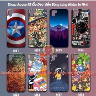 Ốp Lưng Sharp Aquos R2 SH03K / Aquos R2 SHV42 Dẻo in hình nhiều mẫu đẹp