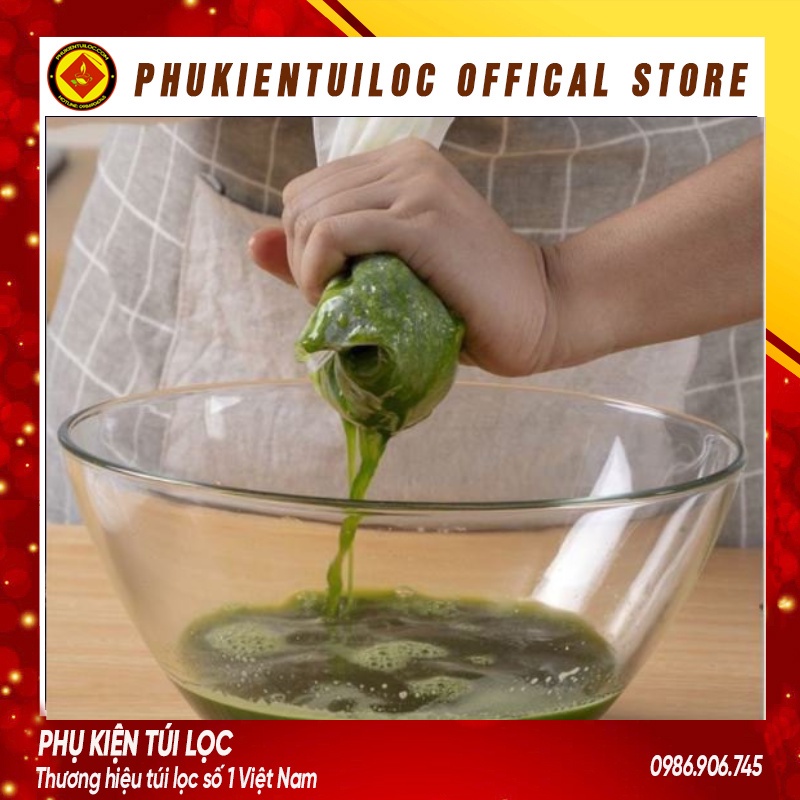 Túi lọc đa năng lọc sữa hạt, lọc thực phẩm siêu mịn nhiều kích thước - Phukientuiloc.com