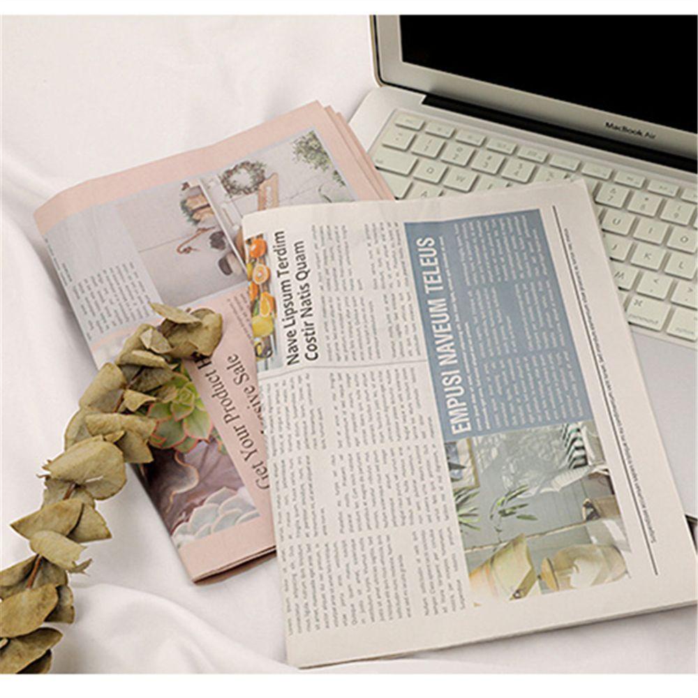 Set 2 Tờ Giấy Màu Cầu Vồng Làm Đạo Cụ Chụp Ảnh Phong Cách Retro