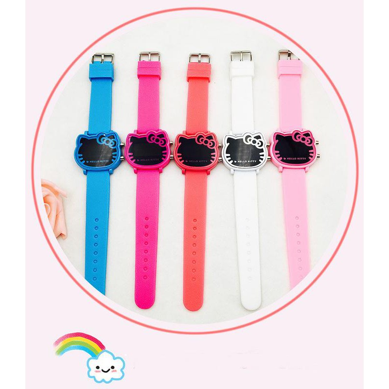 Hello Kitty waterproof Korean Children's led digital watch | BigBuy360 - bigbuy360.vn