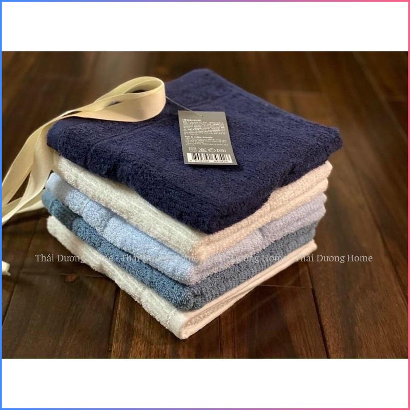 SÉT 5 KHĂN TẮM COTTON HÀN QUỐC CỰC SỊN SÒ kt 40*78cm