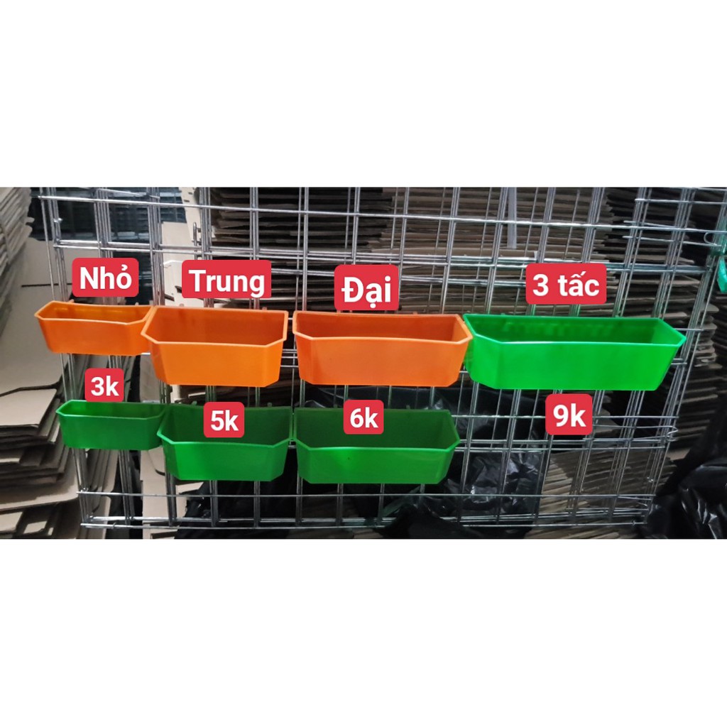 Máng ăn, uống chim bồ câu, chiến kê (Đủ kích thước)
