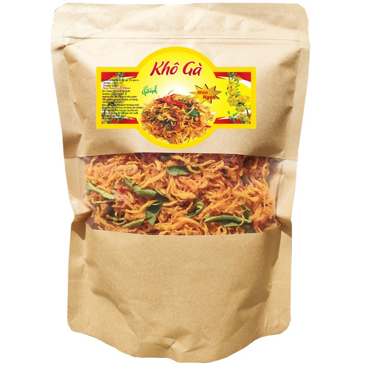 1KG KHÔ GÀ LÁ CHANH LOẠI THƯỢNG HẠNG ĐẢM BẢO VSATTP TPS - 2 BỊCH 500G | BigBuy360 - bigbuy360.vn