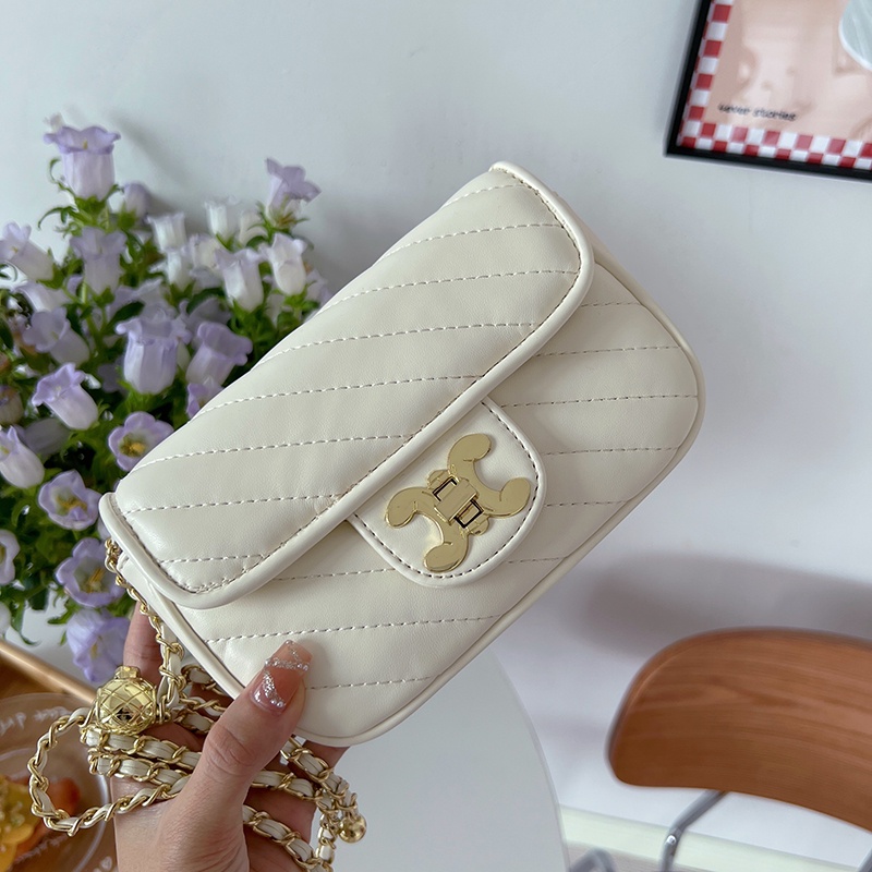 Túi Đeo Chéo Phối Dây Xích Thiết Kế Nhỏ Nhắn Thời Trang Sang Trọng Cho Nữ 2022