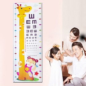 Giấy đo chiều cao dán tường họa tiết dễ thương (không có keo sẵn)