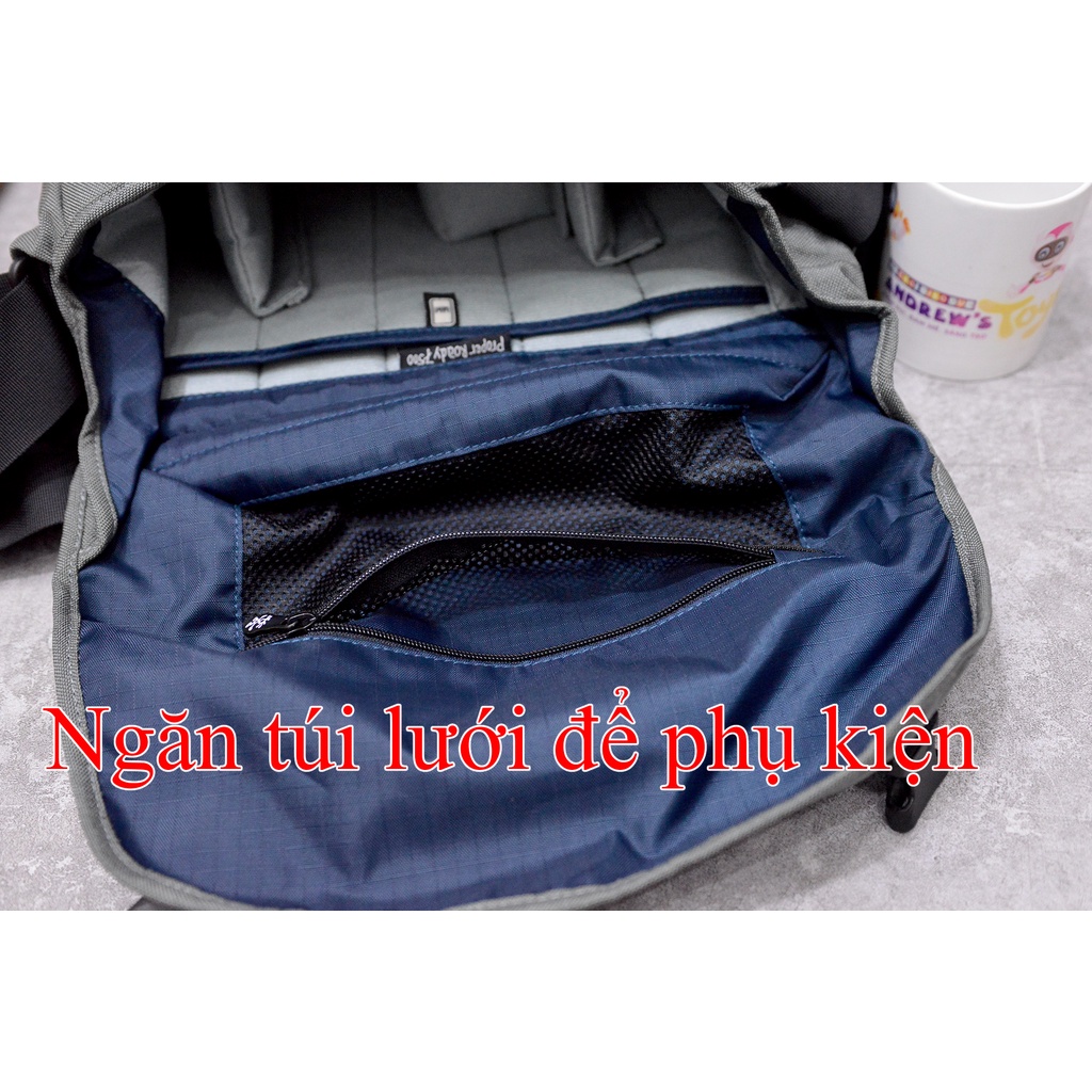 Túi máy ảnh Crumpler Proper Roady 7500 màu xám