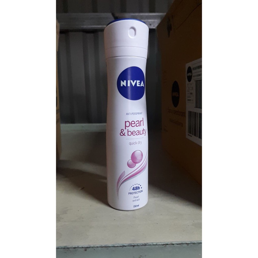 Xịt ngăn mùi NIVEA Pearl & Beauty ngọc trai quyến rũ (150ml) | Thế Giới Skin Care